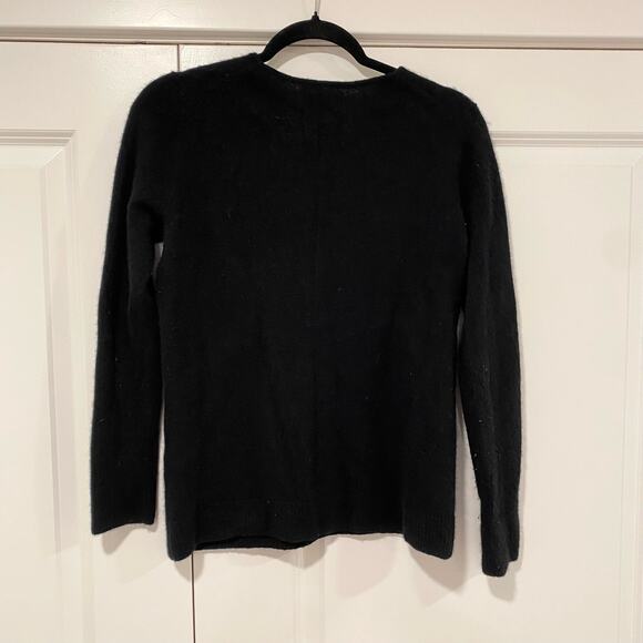41 Hawthorne Womens 100% Cashmere Crewneck Sweater in Black Size M - Picture 5 of 8